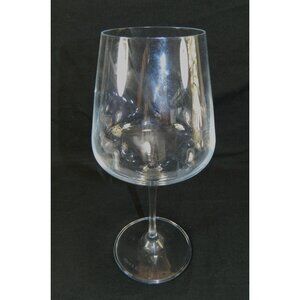 Villeroy & Boch Crystal Wine Glass Etched Signed Red Wine 8.5"